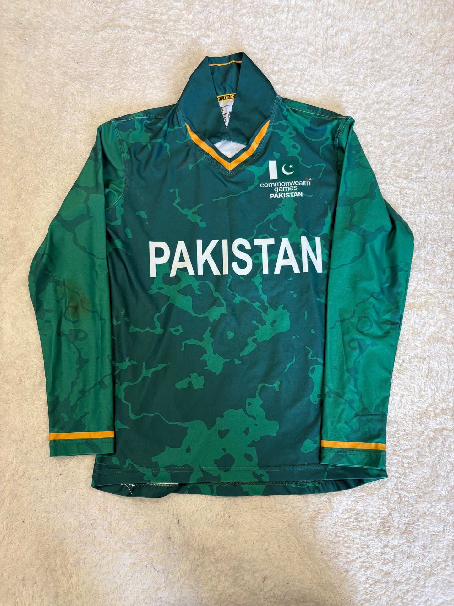 Tuba Hassan Pakistan 2022 Commonwealth Games Match Worn LS Playing Shirt