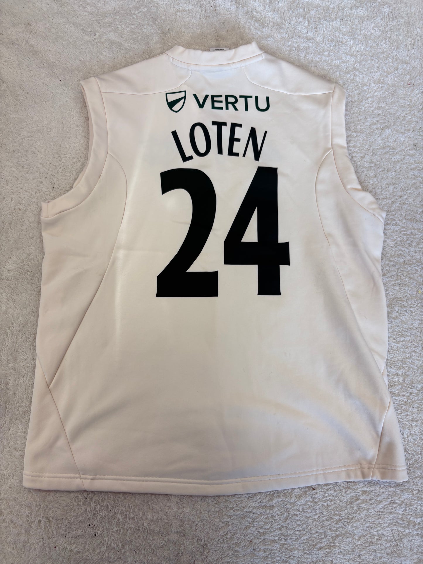 Tom Loten Notts County Championship Match Worn Playing Pullover