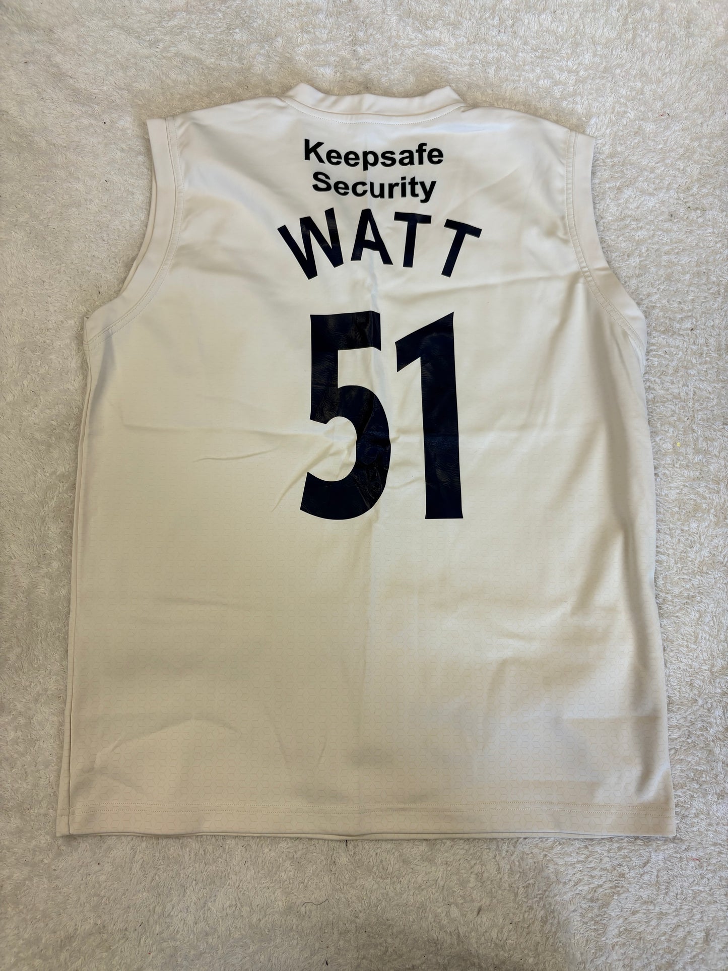 Mark Watt Derbyshire County Championship Match Worn Playing Pullover