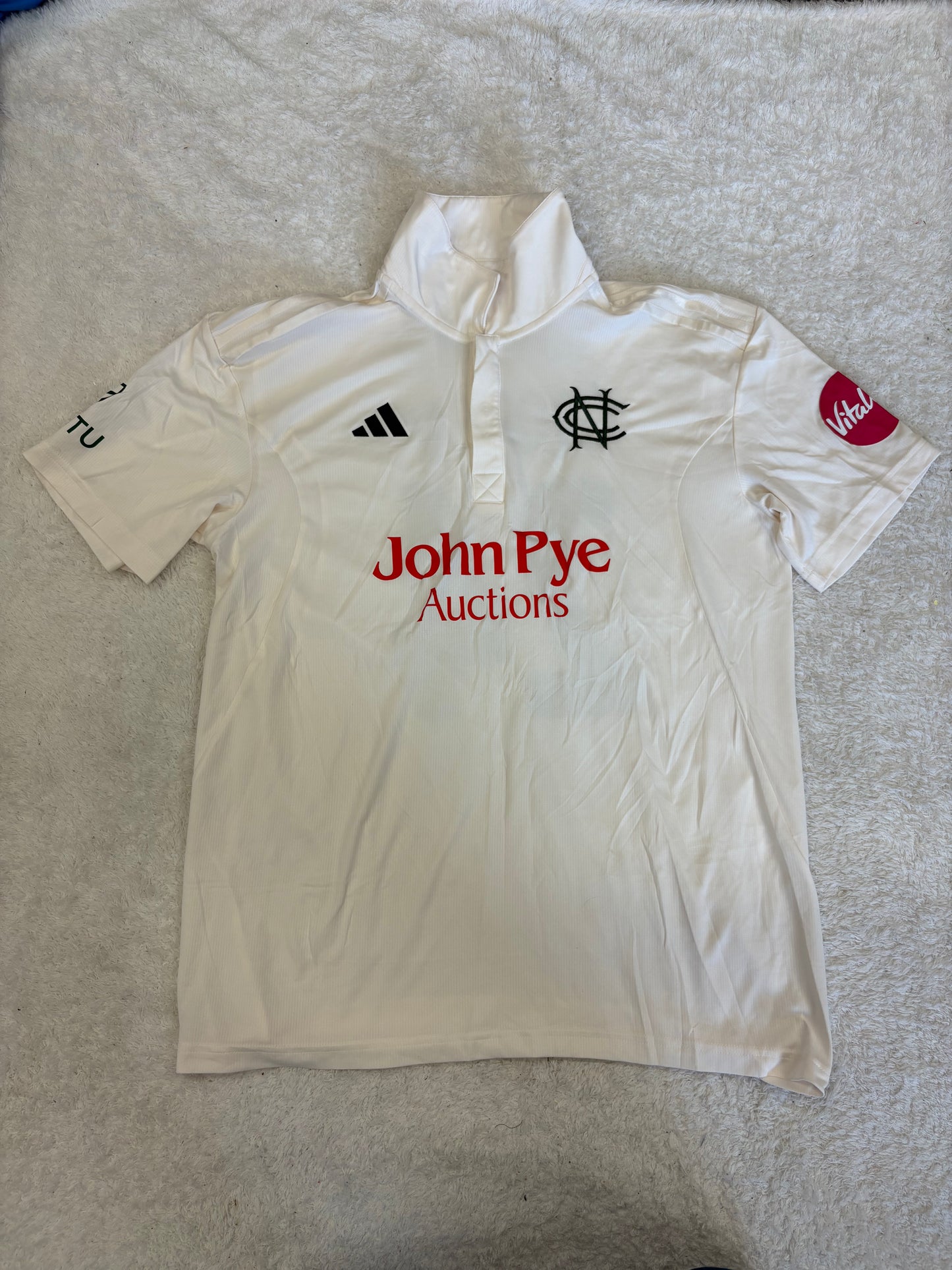 Tom Loten Notts County Championship Match Worn SS Playing Shirt