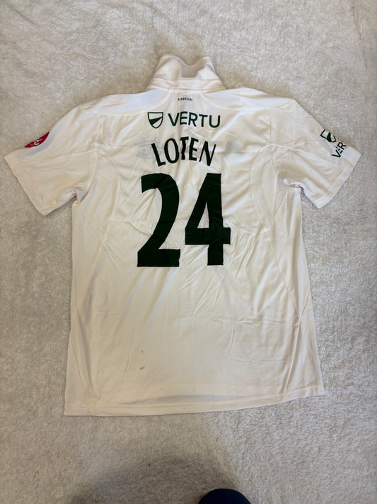 Tom Loten Notts County Championship Match Worn SS Playing Shirt