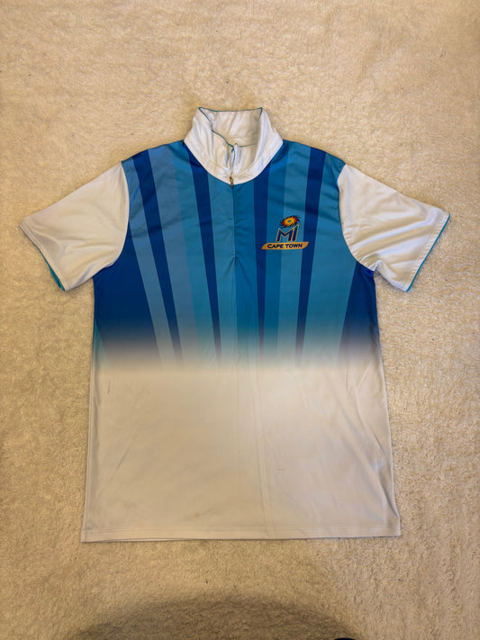MI Cape Town 2023 SA20 Player Issue Travel & Media Polo Shirt