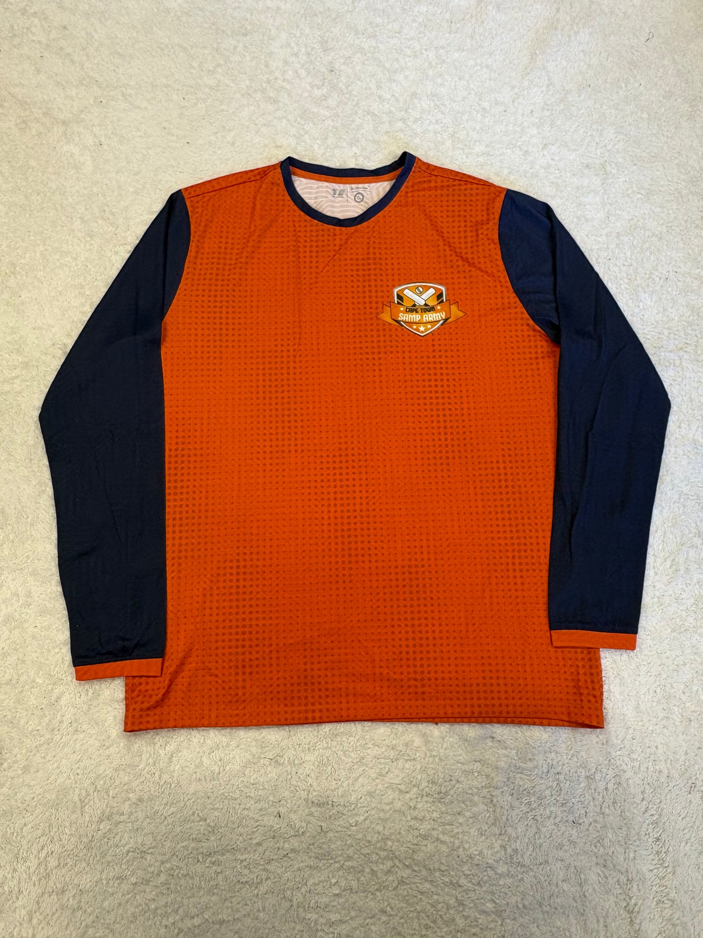 Cape Town Samp Army 2024 ZimAfro T10 Player Issue LS Training T-Shirt