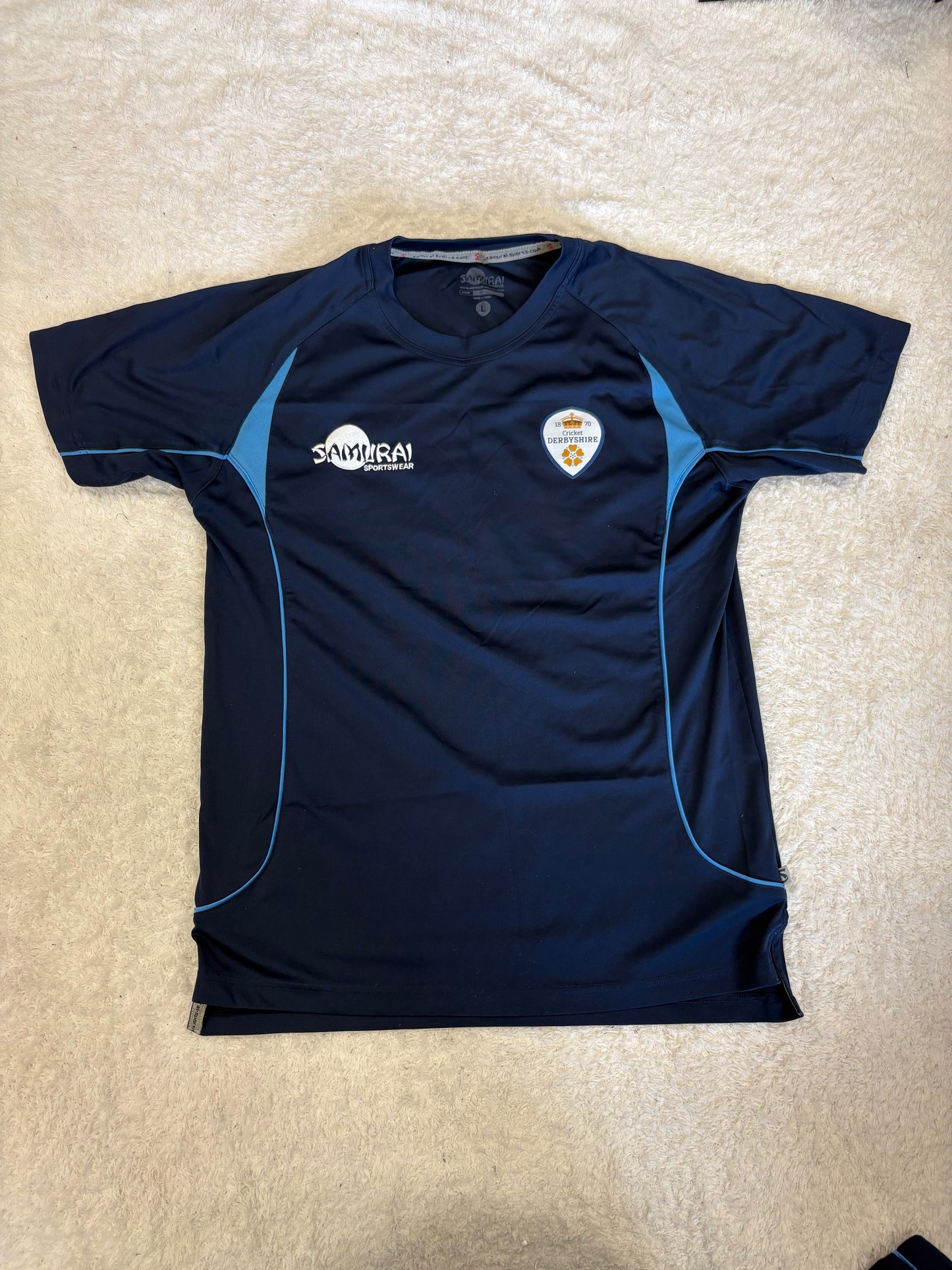 Derbyshire Player Issue SS Training T-Shirt