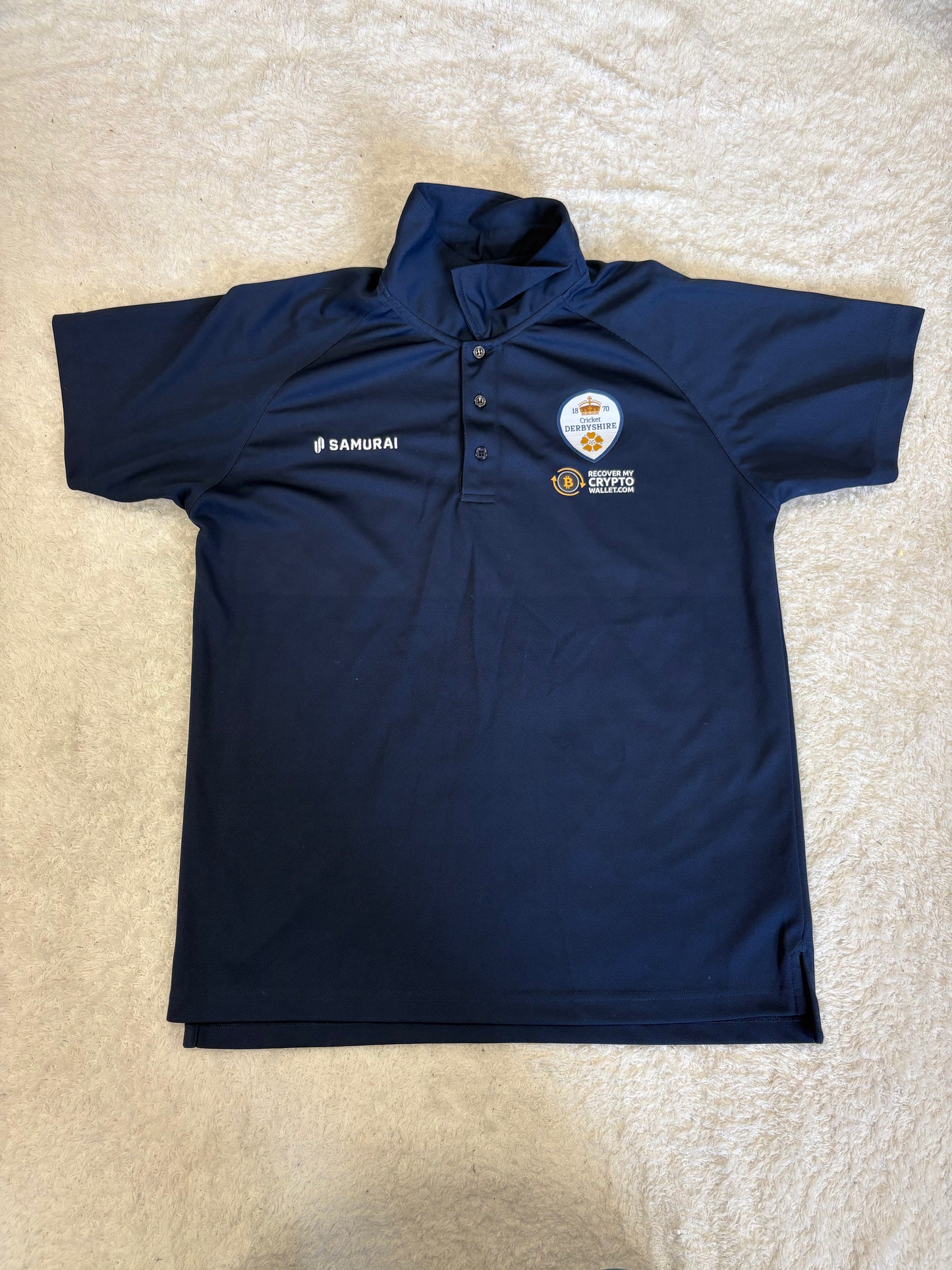 Derbyshire Player Issue Travel & Media Polo