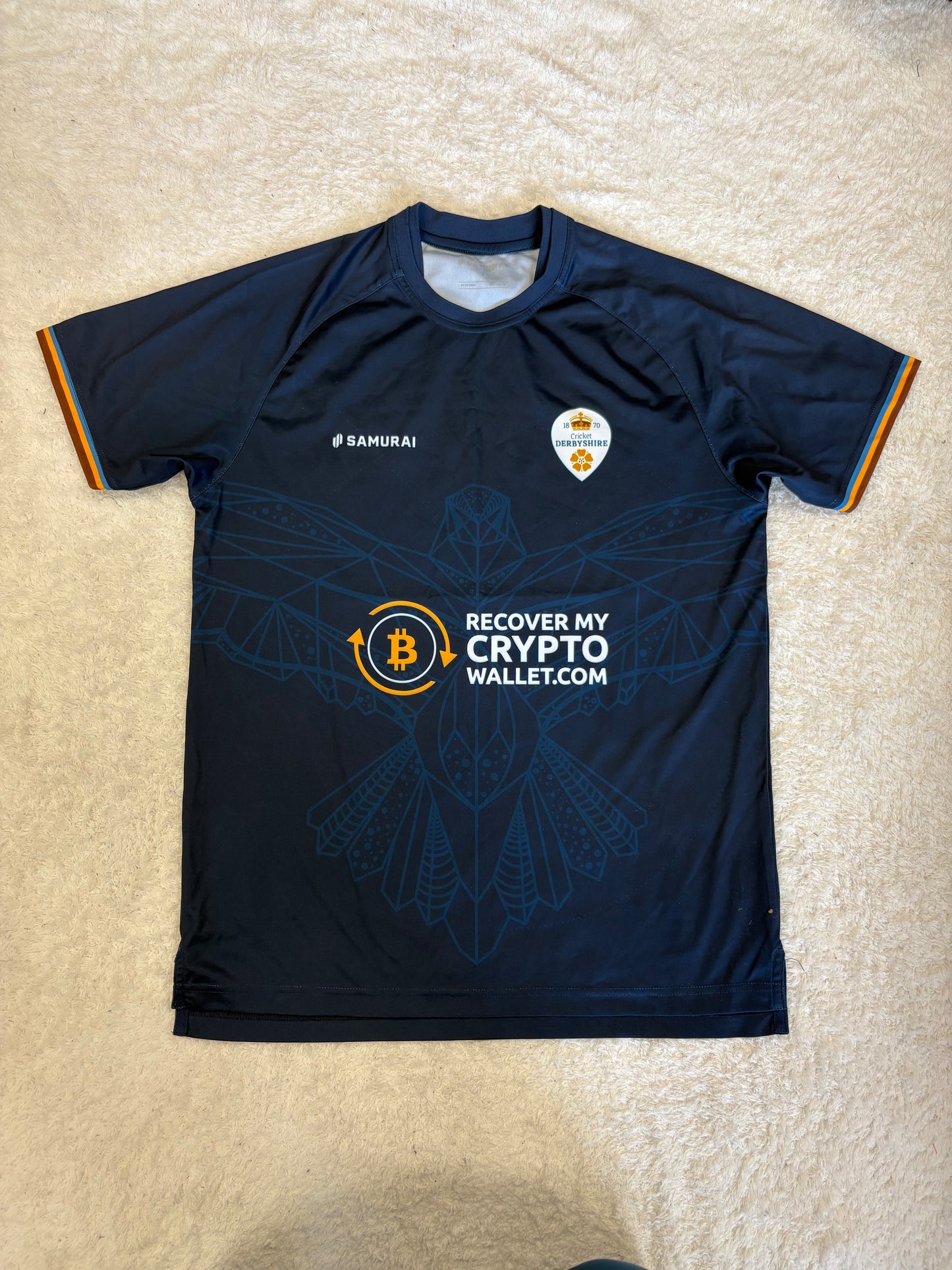 Derbyshire Player Issue SS Training T-Shirt