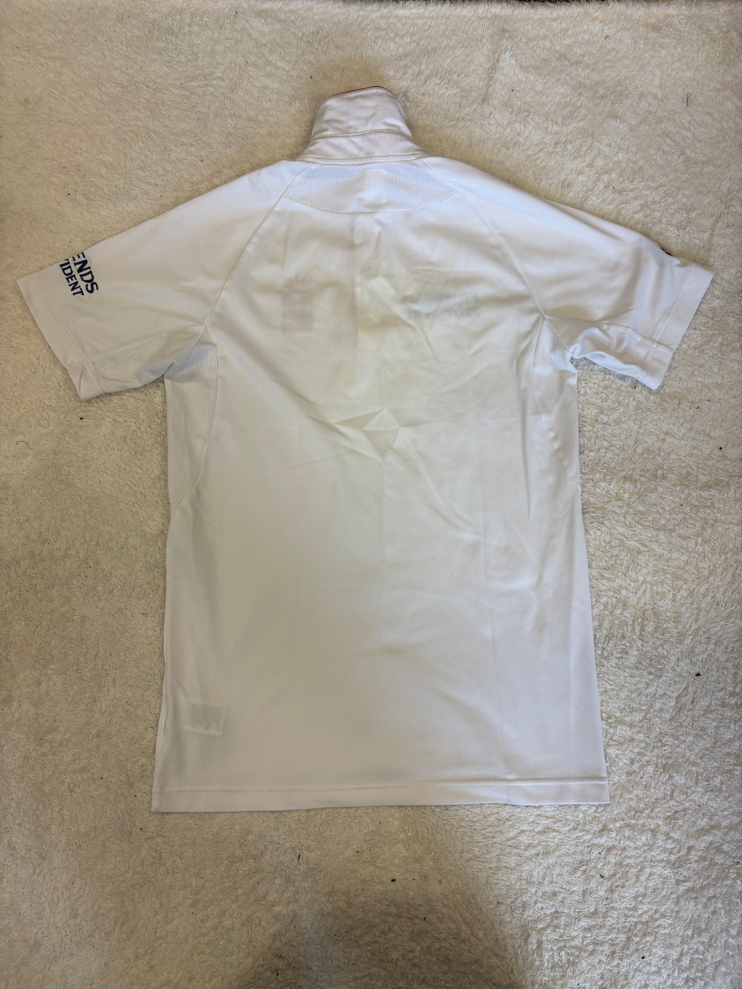 England U19s 2009 Test Match Worn SS Playing Shirt