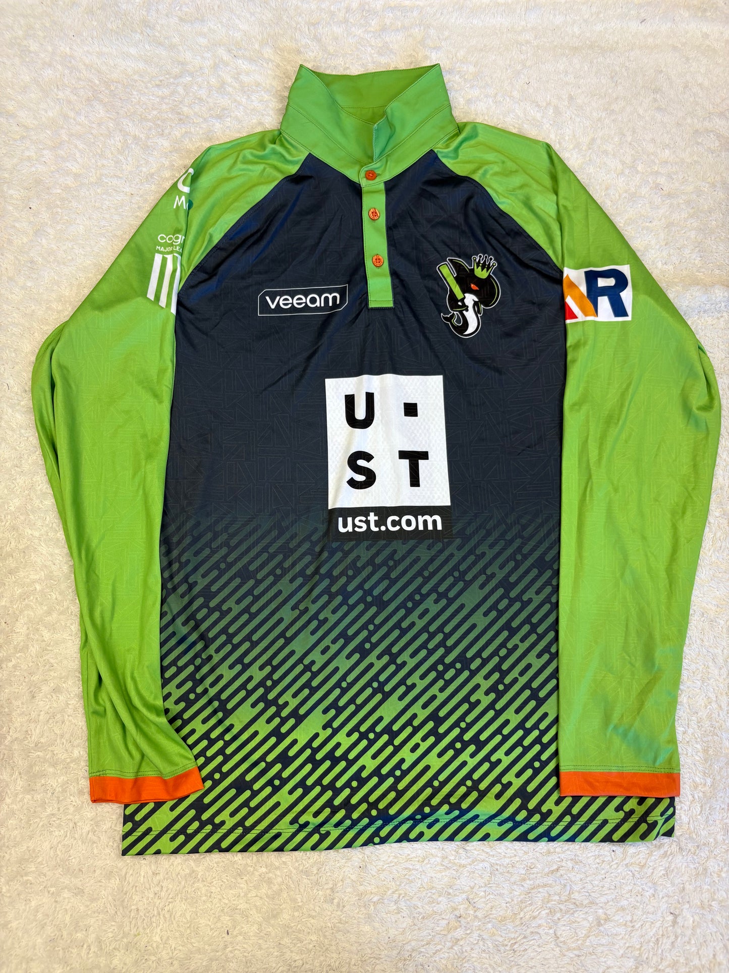 Quinton De Kock Seattle Orcas 2024 MLC Match Issue LS Playing Shirt