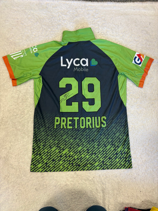 Dwaine Pretorius Seattle Orcas 2024 MLC Player Issue Signed SS Playing Shirt
