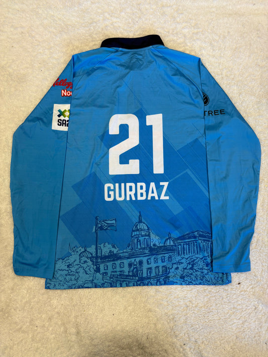 Rahmanullah Gurbaz Pretoria Capitals 2025 SA20 Match Worn LS Playing Shirt
