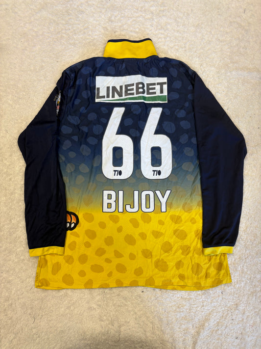 Anamul Haque Bulawayo Brave Jaguars 2024 ZimAfro T10 Match Worn LS Playing Shirt