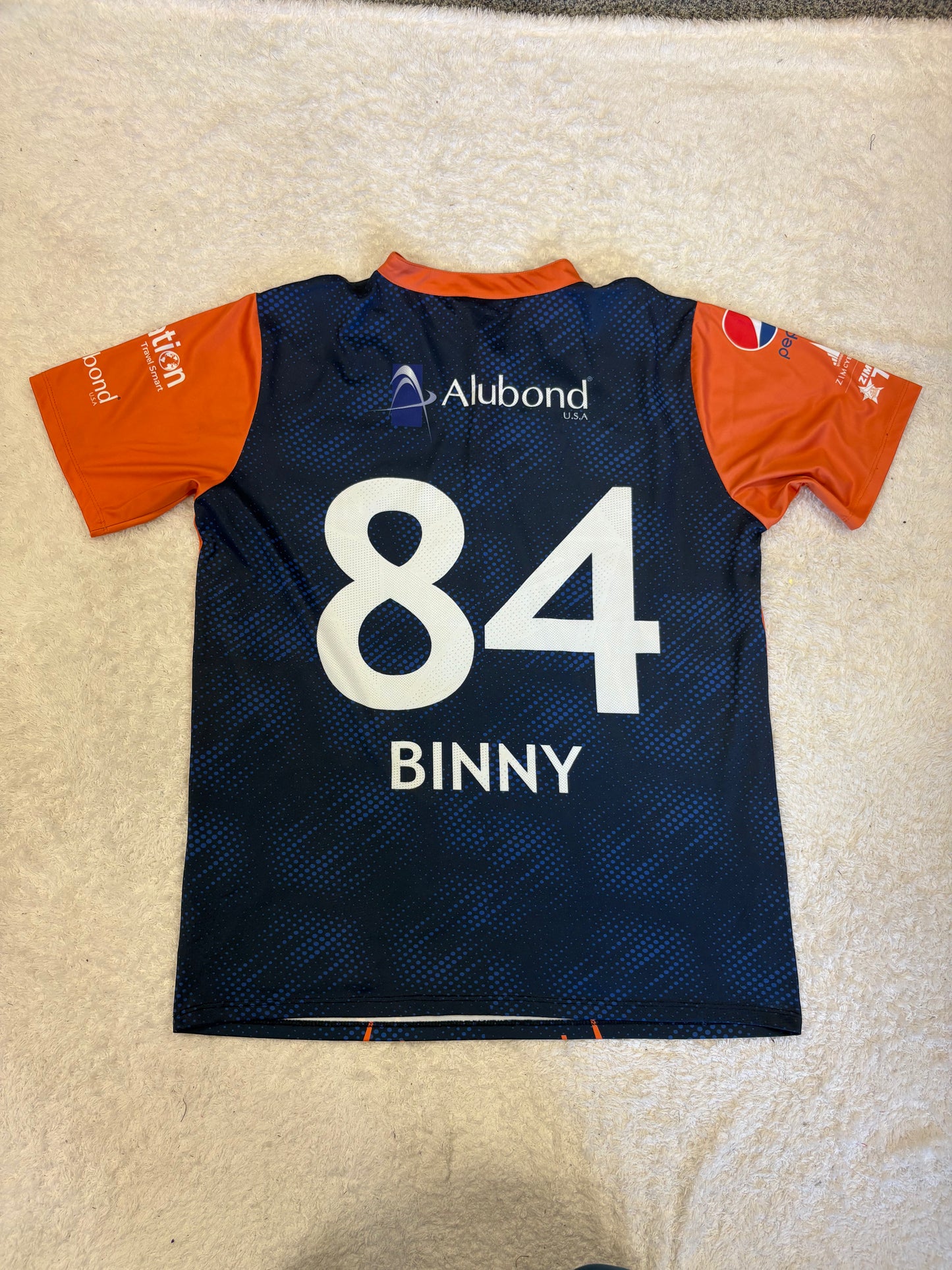 Stuart Binny Cape Town Samp Army 2023 ZimAfro T10 Match Worn SS Playing Shirt