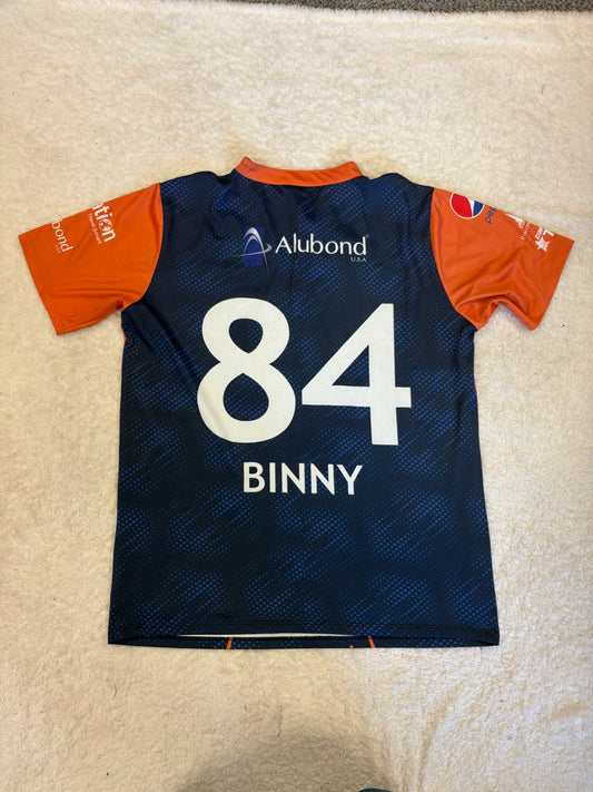Stuart Binny Cape Town Samp Army 2023 ZimAfro T10 Match Worn SS Playing Shirt