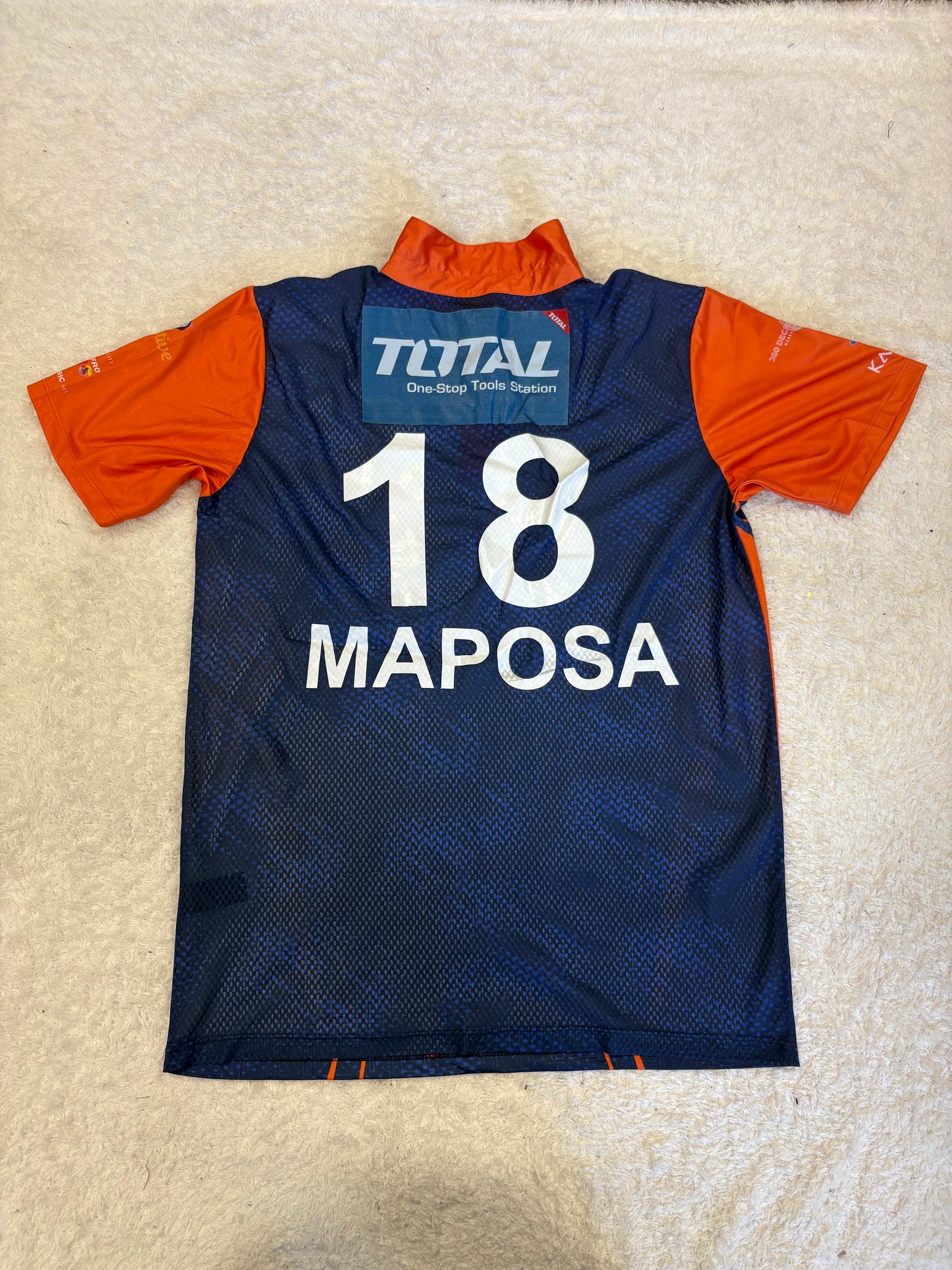 Tawanda Maposa Cape Town Samp Army 2024 ZimAfro T10 Match Worn SS Playing Shirt