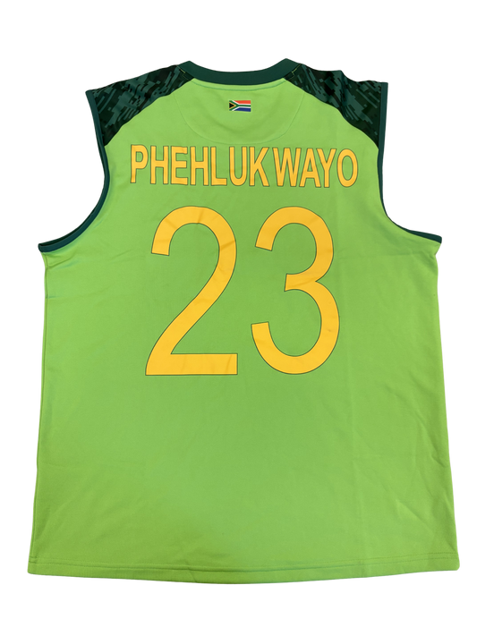 Andile Phehlukwayo South Africa 2019 ODI Match Worn Playing Pullover