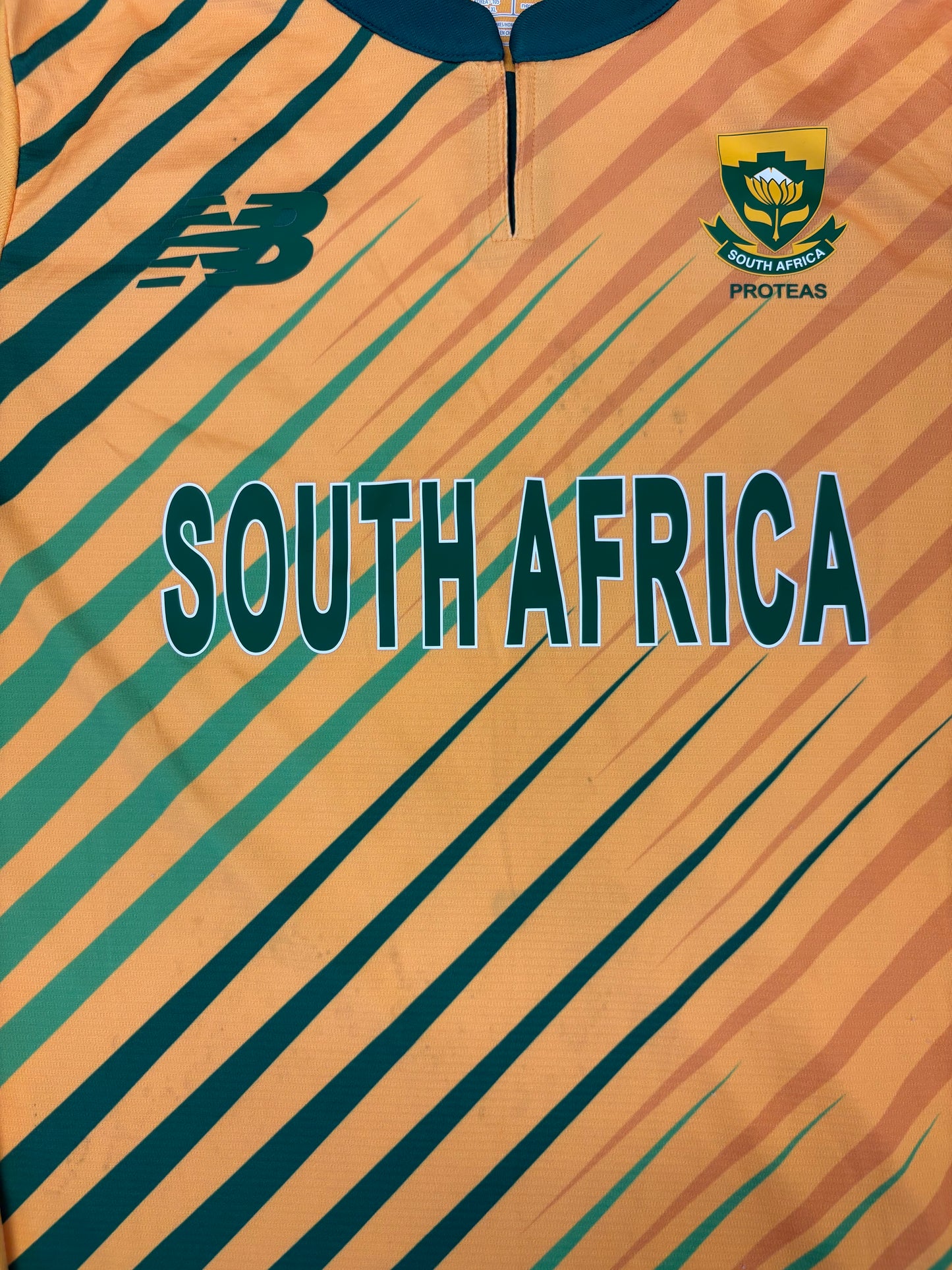 Andile Phehlukwayo South Africa 2021 T20 Match Worn LS Playing Shirt