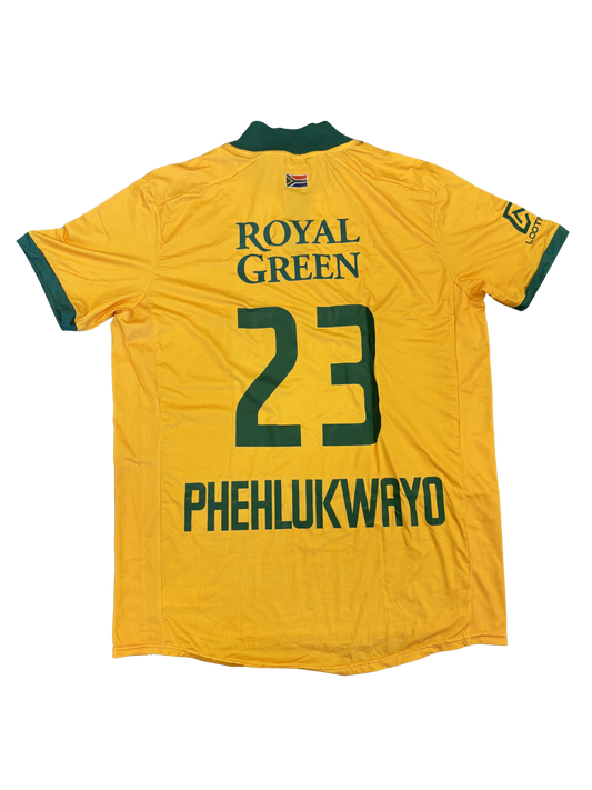 Andile Phehlukwayo South Africa 2023 T20 Match Worn SS Playing Shirt