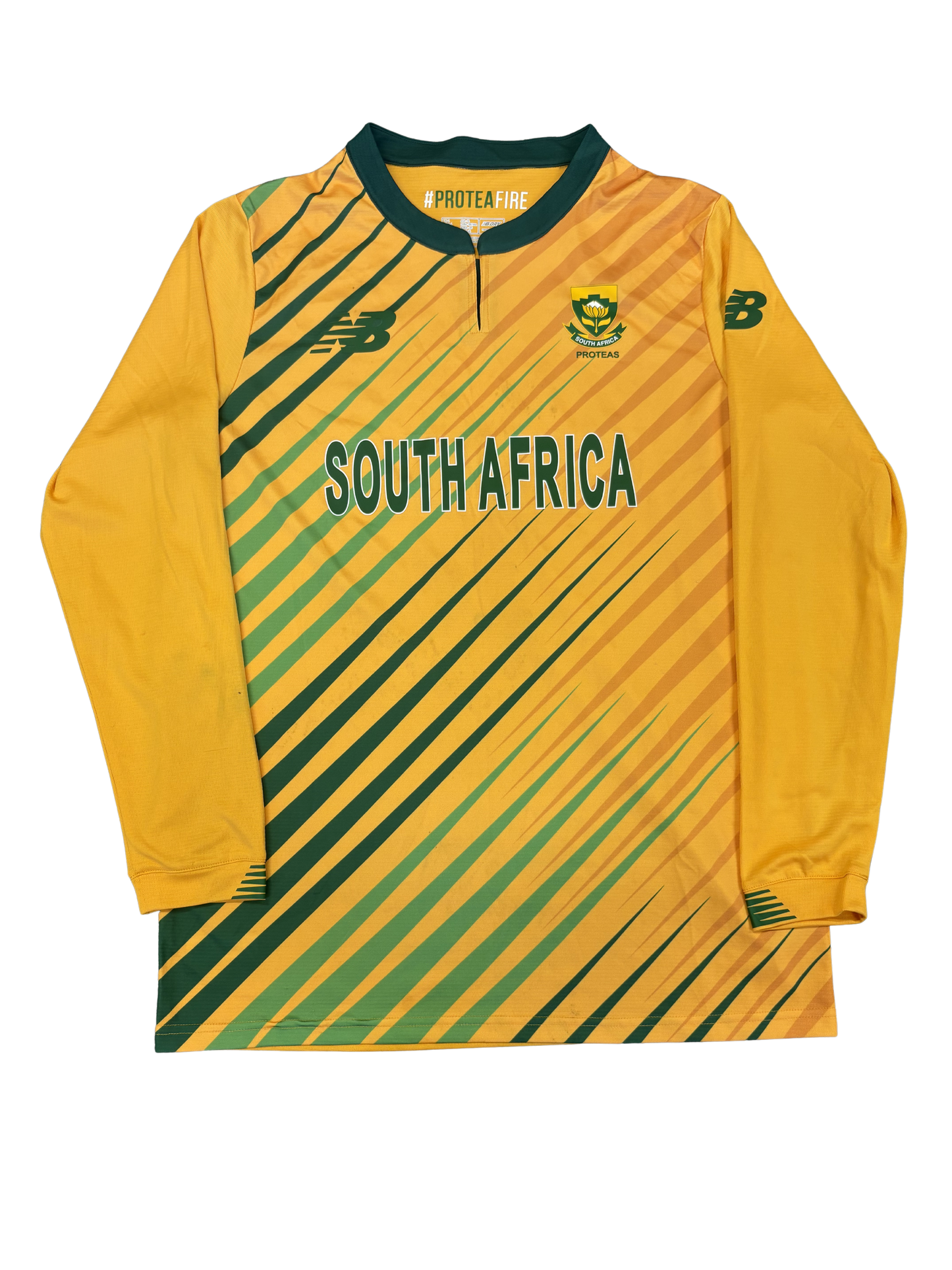 Andile Phehlukwayo South Africa 2021 T20 Match Worn SS Playing Shirt