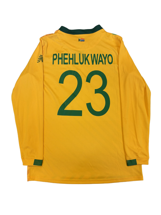 Andile Phehlukwayo South Africa 2021 T20 Match Worn SS Playing Shirt
