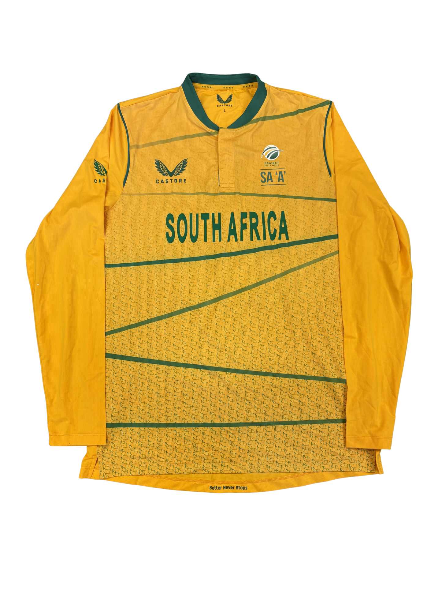 Andile Phehlukwayo South Africa A 2022 T20 Match Worn LS Playing Shirt