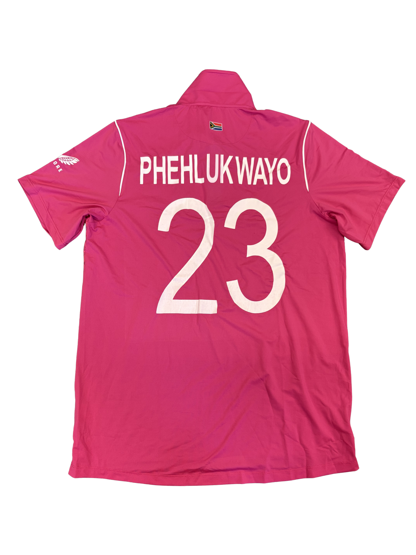 Andile Phehlukwayo South Africa 2022 ODI Pink Game Match Issue SS Playing Shirt