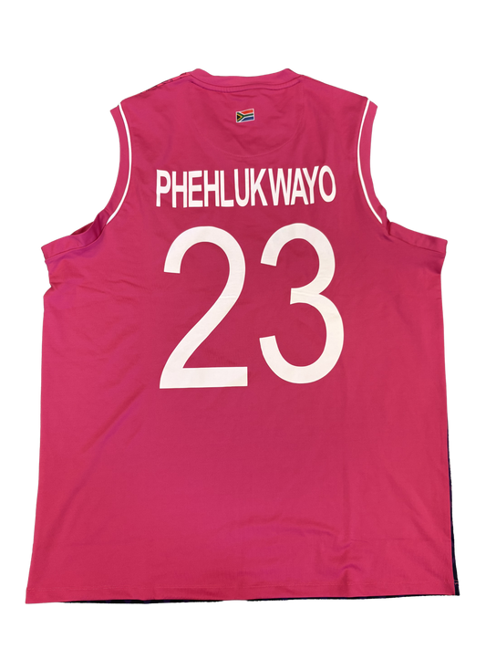 Andile Phehlukwayo South Africa 2022 ODI Pink Game Match Issue Playing Pullover