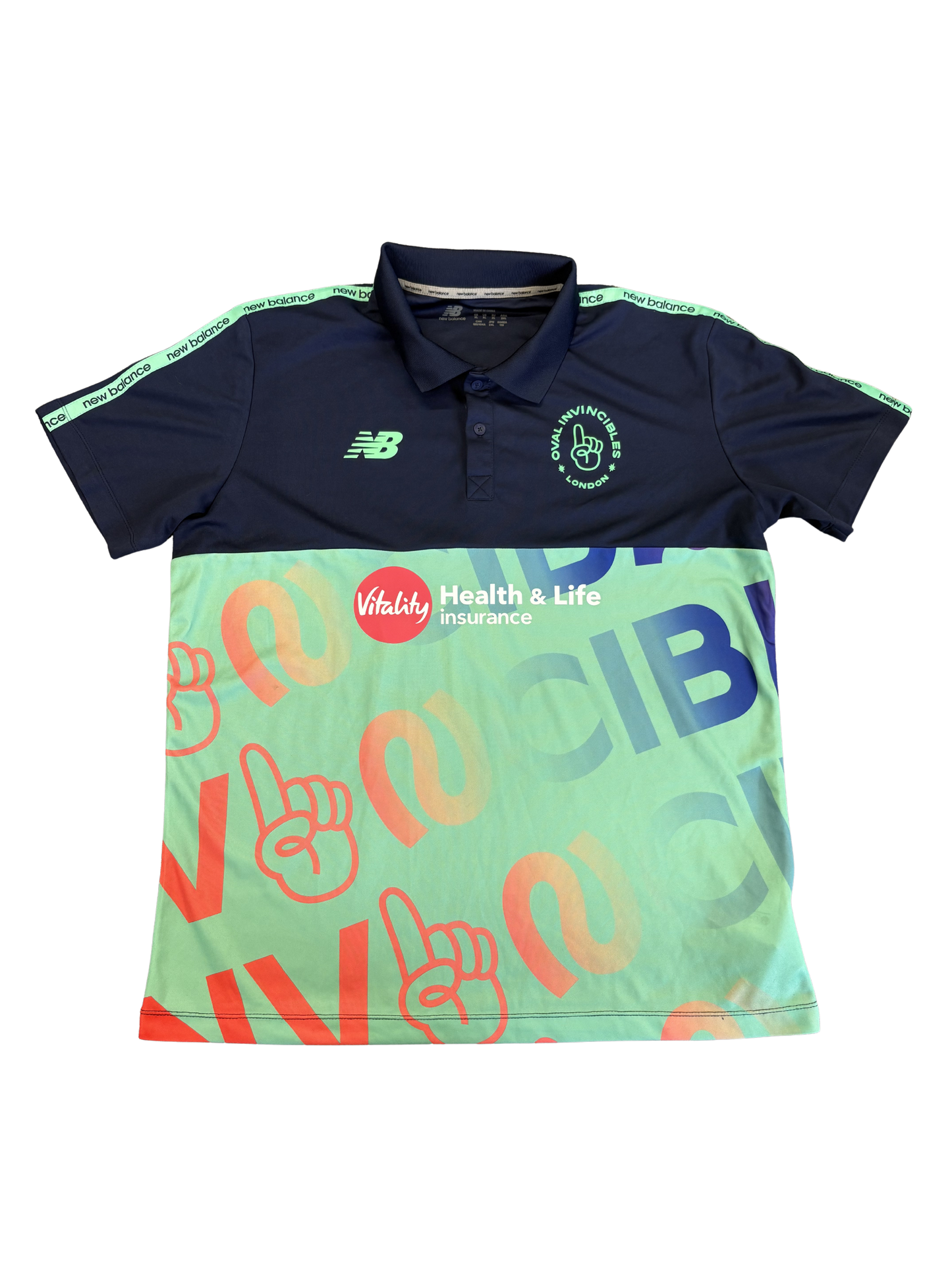 Oval Invincibles 2025 Hundred Player Issue SS Training Polo