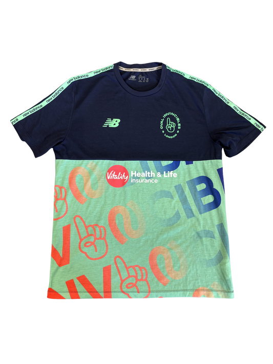Oval Invincibles 2025 Hundred Player Issue SS Training T-Shirt