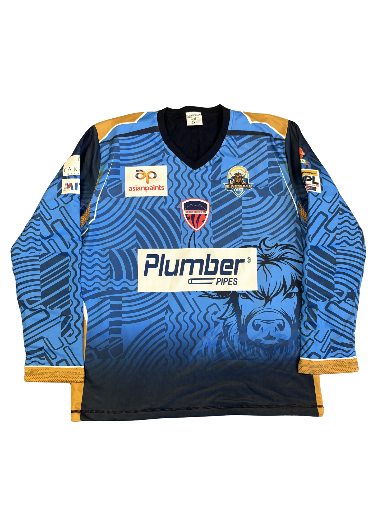 Mark Watt Karnali Yaks 2025 NPL Match Worn LS Playing Jumper