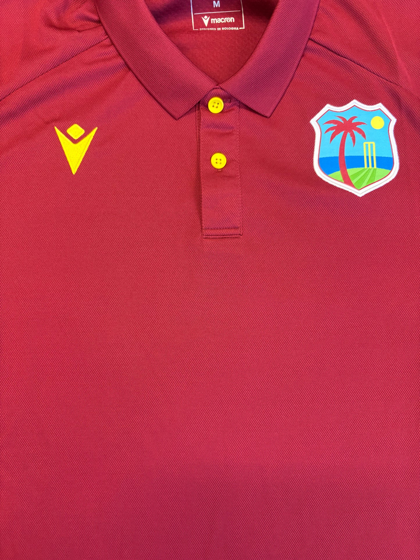 West Indies 2026 Player Issue Travel & Media Polo Shirt