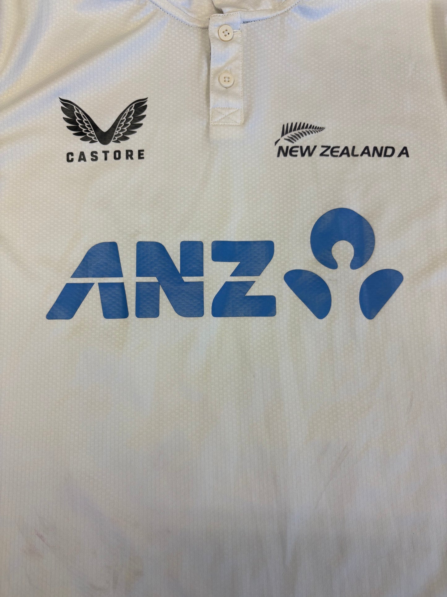 Nick Kelly New Zealand A 2025 Test Match Worn And Signed LS Playing Shirt