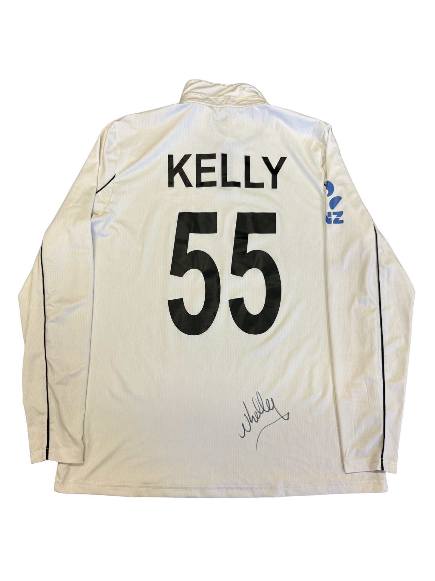 Nick Kelly New Zealand A 2025 Test Match Worn And Signed LS Playing Shirt