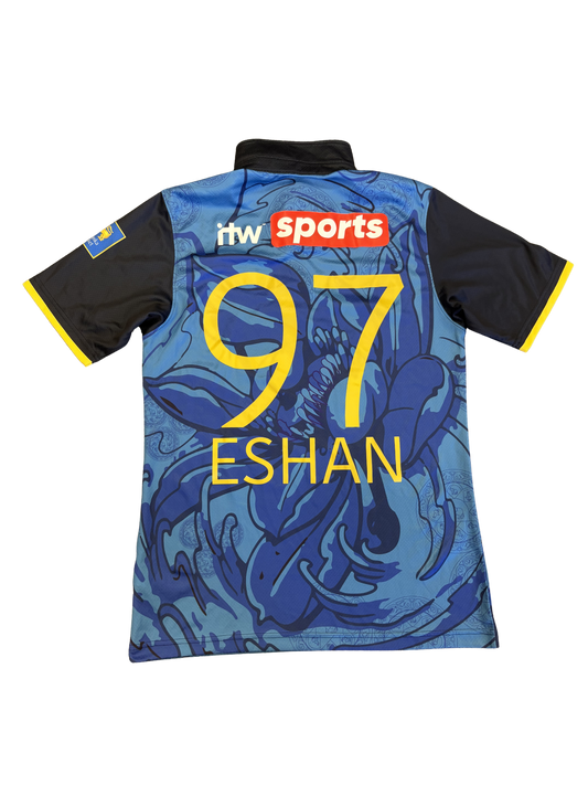 Eshan Malinga Sri Lanka 2024 T20 Match Issue SS Playing Shirt
