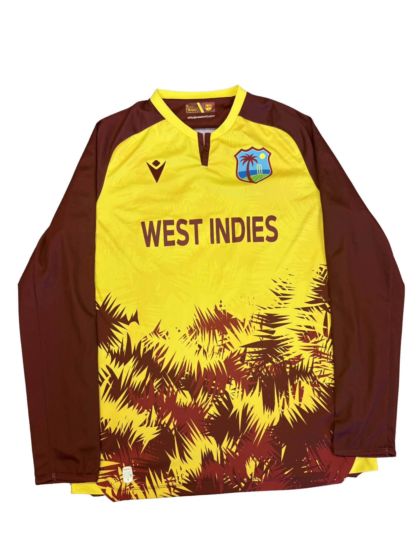 Sherfane Rutherford West Indies 2025 T20 Match Worn LS Playing Shirt