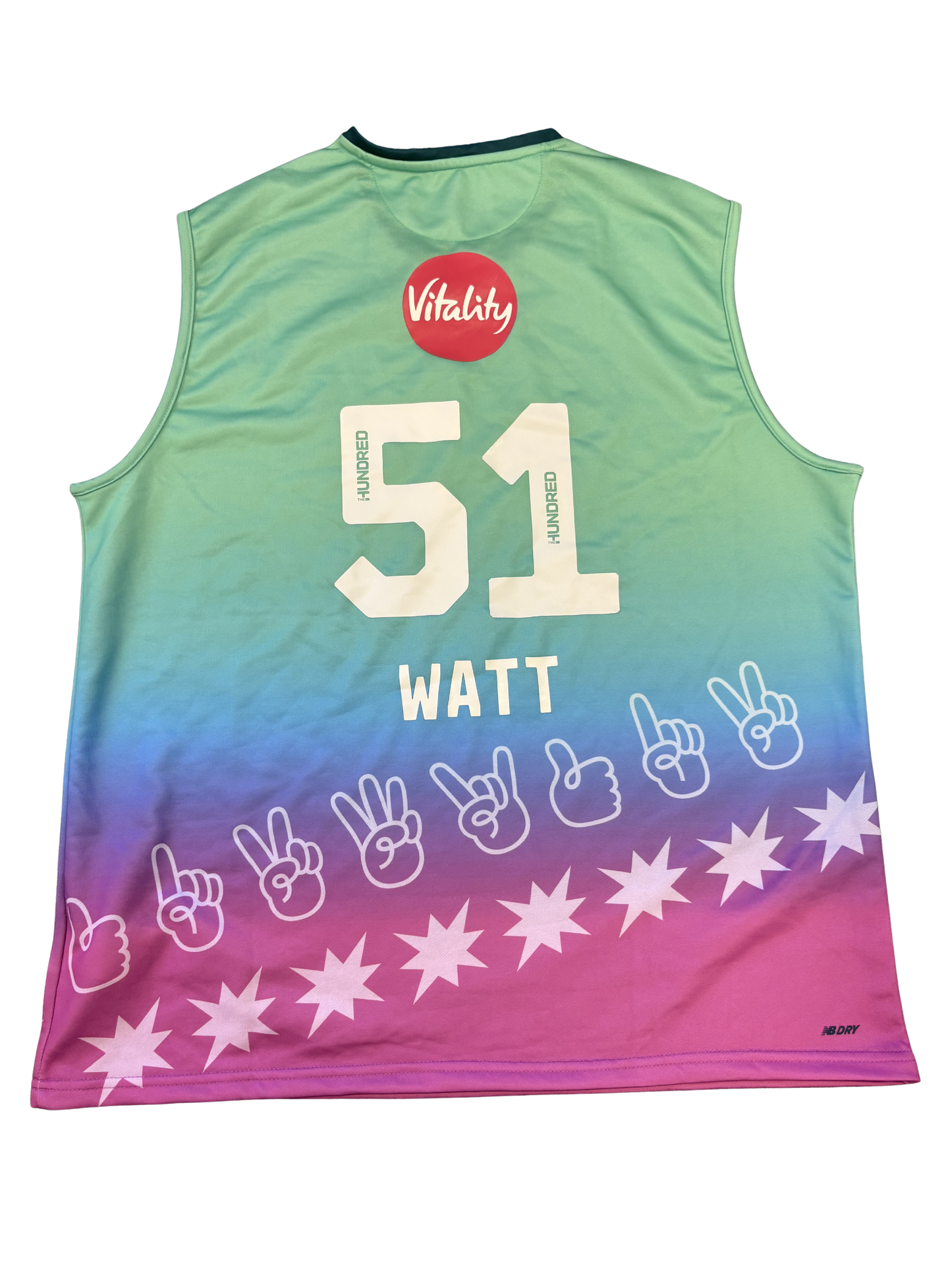 Mark Watt Oval Invincibles 2024 Match Issue Playing Pullover