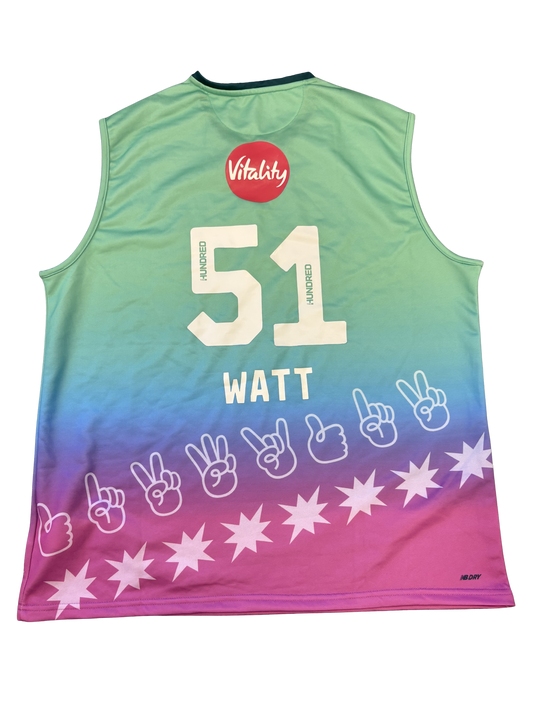 Mark Watt Oval Invincibles 2024 Match Issue Playing Pullover