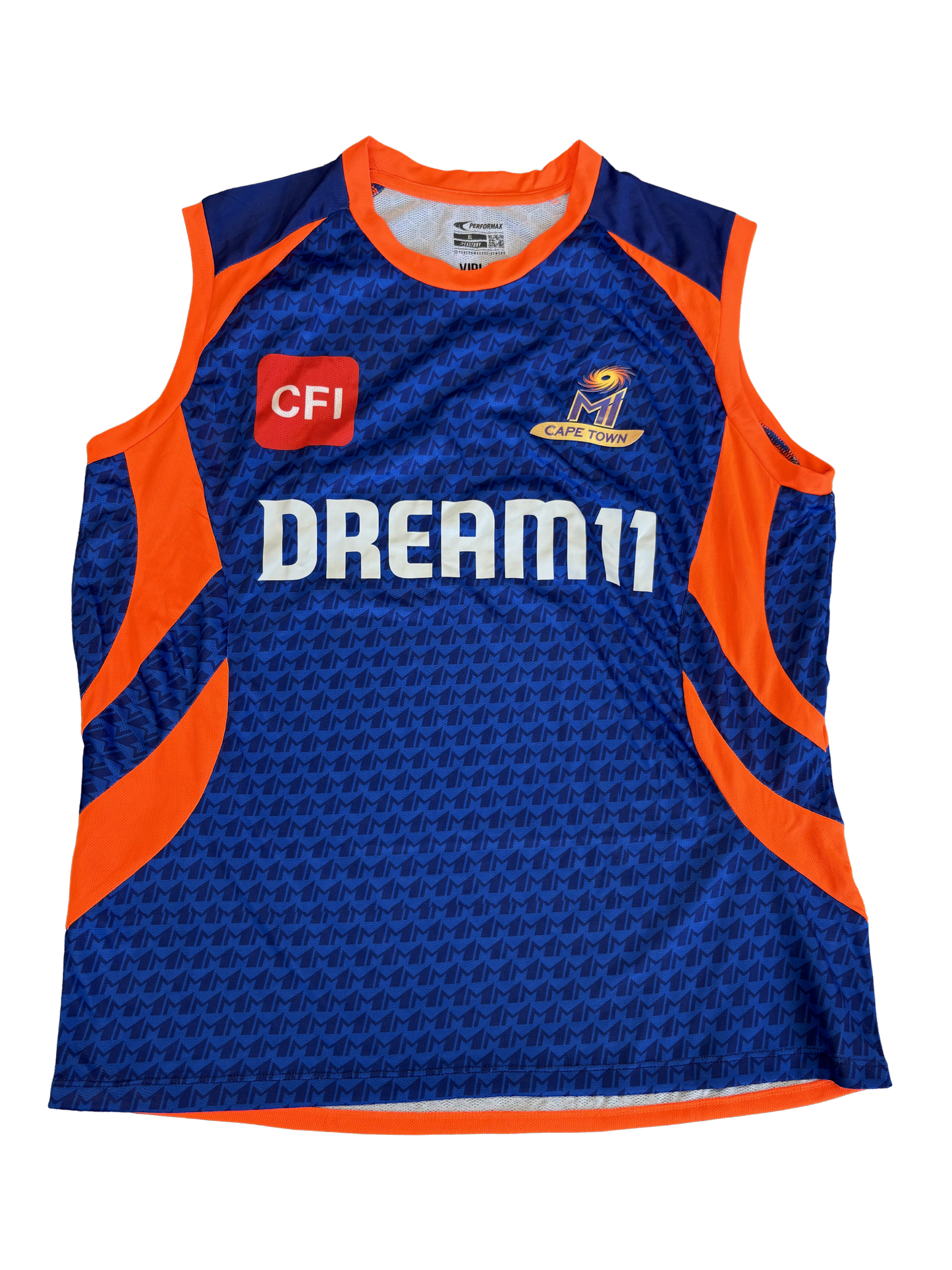 MI Cape Town 2025 SA20 Player Issue Sleeveless Training Vest