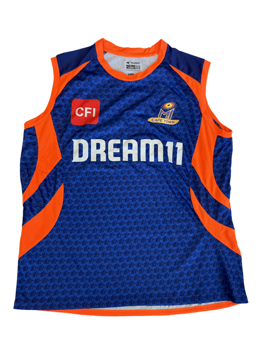 MI Cape Town 2025 SA20 Player Issue Sleeveless Training Vest