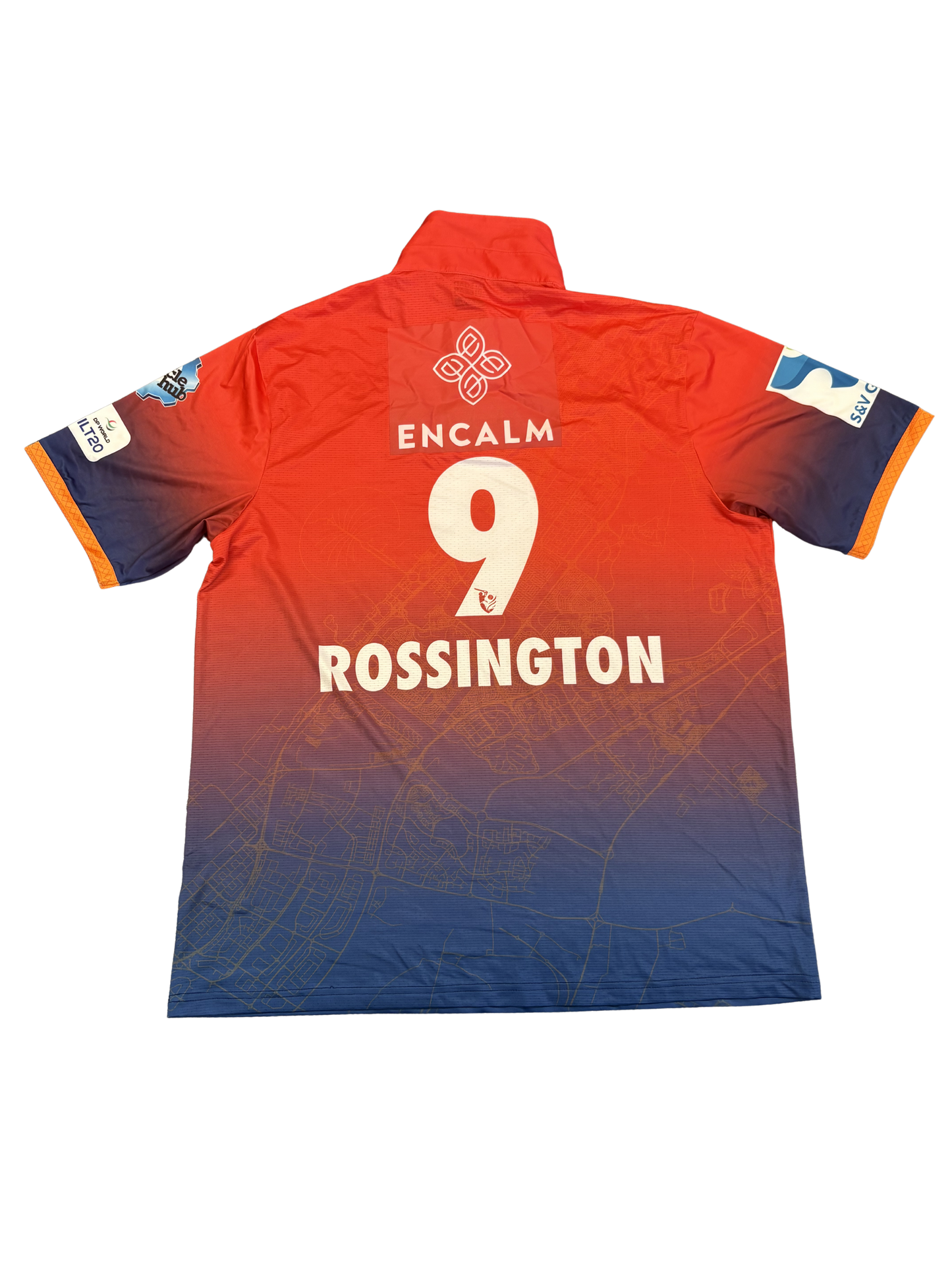 Adam Rossington Dubai Capitals 2025 ILT20 Match Worn SS Playing Shirt