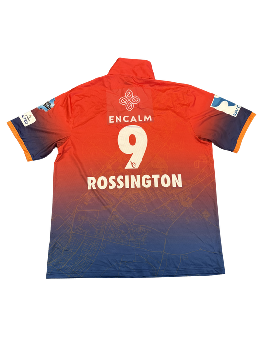 Adam Rossington Dubai Capitals 2025 ILT20 Match Worn SS Playing Shirt