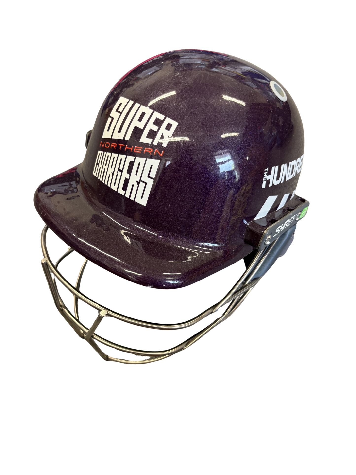 Northern Superchargers Shrey Koroyd Titanium Match Used Cricket Helmet