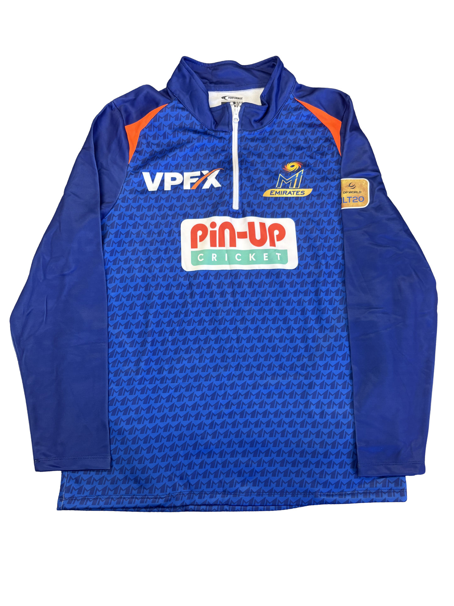 MI Emirates 2025 ILT20 Player Issue 1/4 Zip Training Fleece