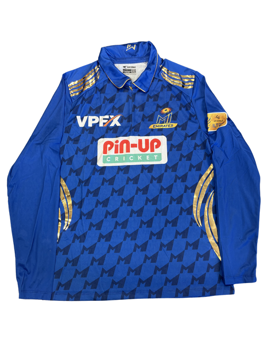 MI Emirates 2025 ILT20 Match Issue LS Playing Shirt
