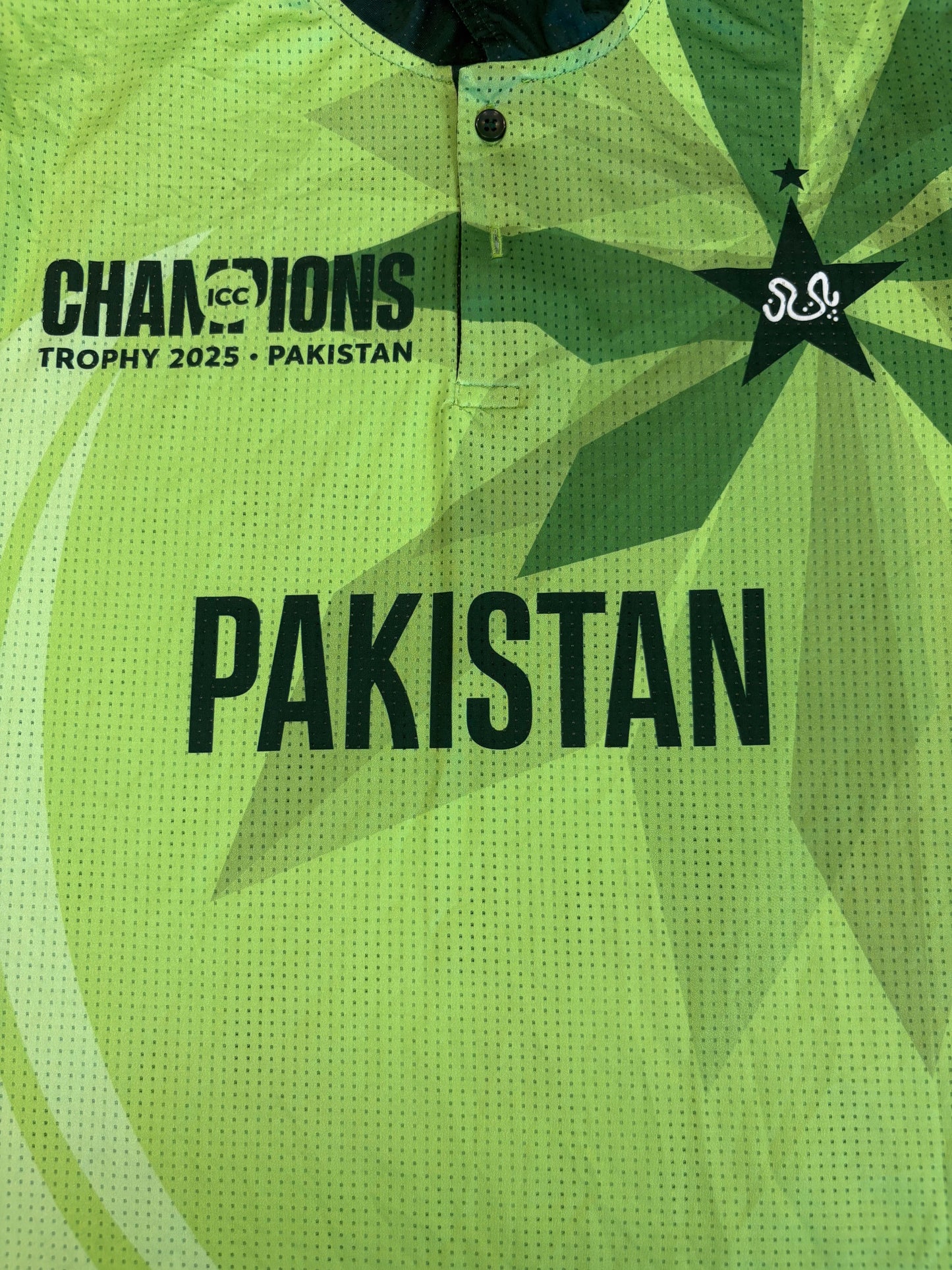 Abrar Ahmed Pakistan 2025 Champions Trophy Match Issue SS Playing Shirt