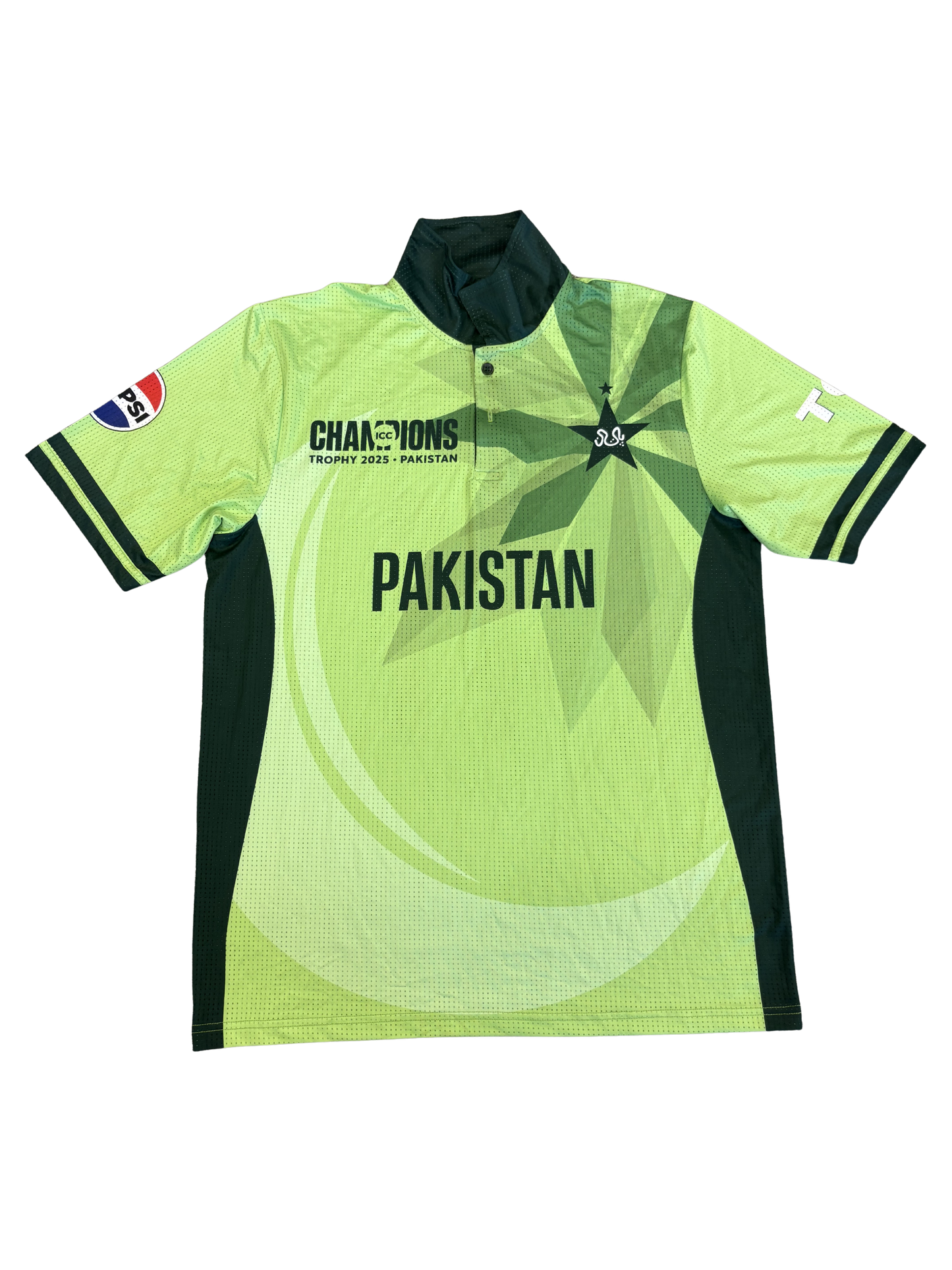 Khushdil Shah Pakistan 2025 Champions Trophy Match Worn SS Playing Shirt