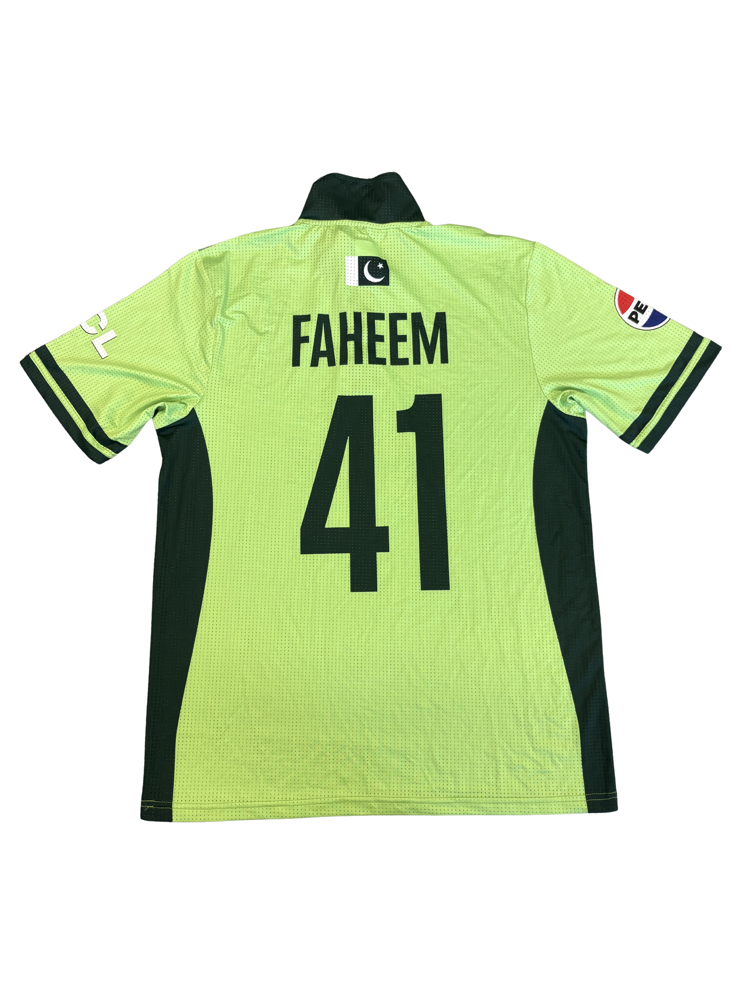 Faheem Ashraf Pakistan 2025 Champions Trophy Match Issue SS Playing Shirt