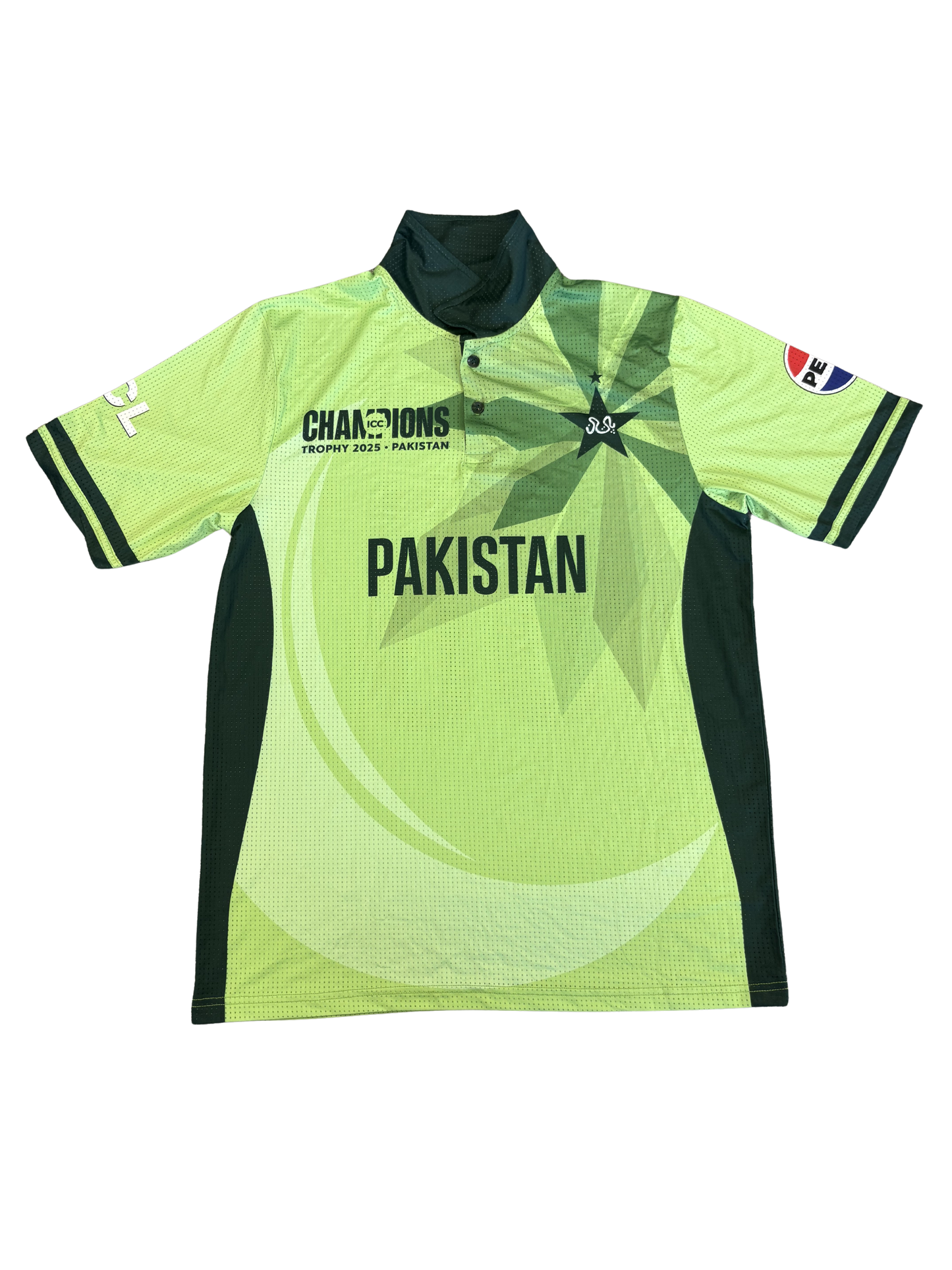 Abrar Ahmed Pakistan 2025 Champions Trophy Match Issue SS Playing Shirt