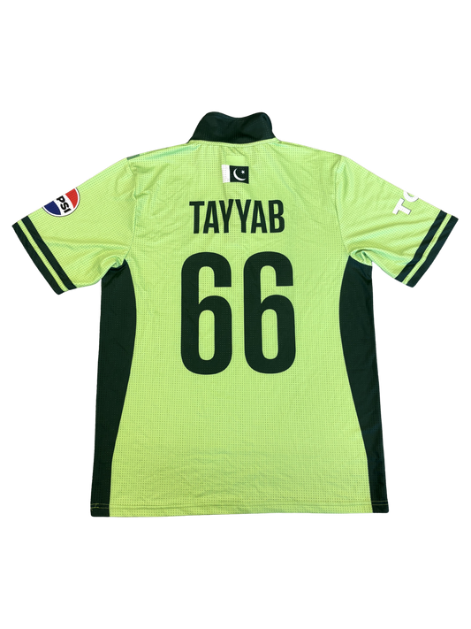 Tayyab Tahir Pakistan 2025 Champions Trophy Match Worn SS Playing Shirt