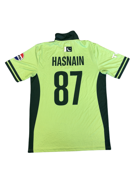 Mohammad Hasnain Pakistan 2025 Champions Trophy Match Issue SS Playing Shirt