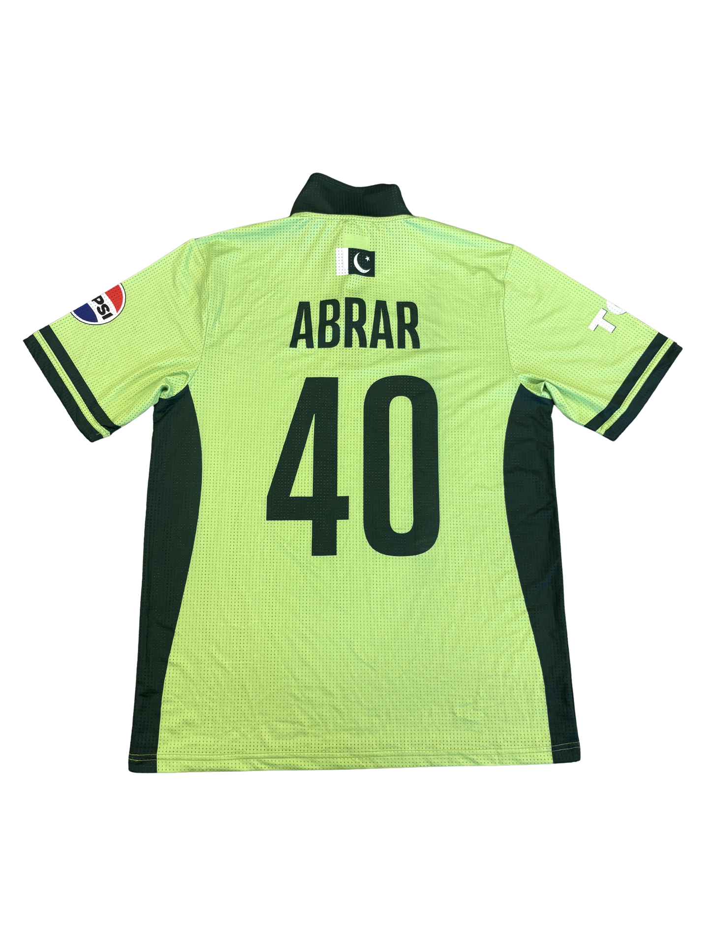 Abrar Ahmed Pakistan 2025 Champions Trophy Match Issue SS Playing Shirt